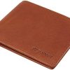 Botanner Leather Wallet for men | Slim Design | Genuine Leather | 1 ID Window | 5 Credit Card slots | 2 Additional Slots | RFID Protected | Gift for him | Tan
