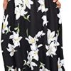 STYLEWORD Women's Summer Cold Shoulder Floral Maxi Long Dress with Pocket