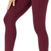KUTAPU Workout Leggings for Women High Waisted 7/8 Length Soft Yoga Pants with Pockets