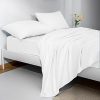 Sonoro Kate King Size Sheet Set Super Soft Bed Sheets Microfiber 1800 Thread Count Luxury Egyptian Sheets 18-Inch Deep Pocket Wrinkle -4 Piece (King, White)