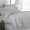 800 Thread Count 100% Cotton Sheet Silver King Sheets Set, 4-Piece Long-Staple Combed Pure Cotton Best Sheets for Bed, Breathable, Soft & Silky Sateen Weave Fits Mattress Upto 18'' Deep Pocket