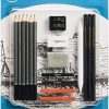 Amazon Basics Sketch and Drawing Art Pencil Kit - 17 Piece Set