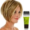 Bundle - 4 items: Ignite Wig by Jon Renau, Christy's Wigs Q & A Booklet, BeautiMark Synthetic Shampoo & Wide Tooth Comb - Color: 12FS8