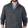 Charles River Apparel Men's Crosswind Quarter Zip Sweatshirt (Regular & Big-Tall Sizes)