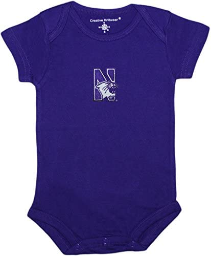Creative Knitwear Northwestern University Wildcats Baby Bodysuit