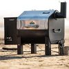 Green Mountain Trek Wi-Fi Controlled Portable Wood Pellet Tailgating Grill - Small Smoker Grill for BBQ, Camping, Tailgating, RV