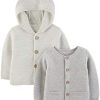 Simple Joys by Carter's Unisex Babies' Knit Cardigan Sweaters, Pack of 2